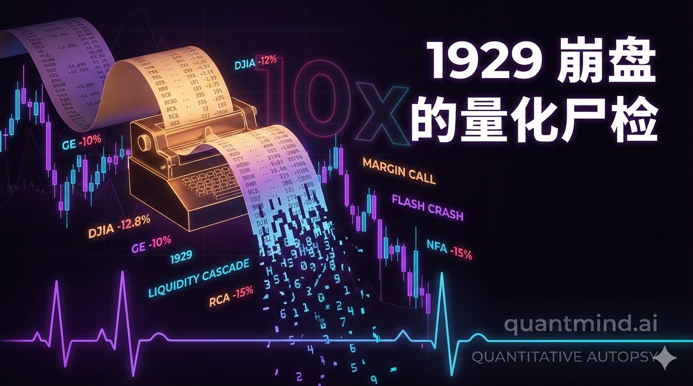1929 崩盘的量化尸检：当 10x 杠杆遇上 4 小时延迟