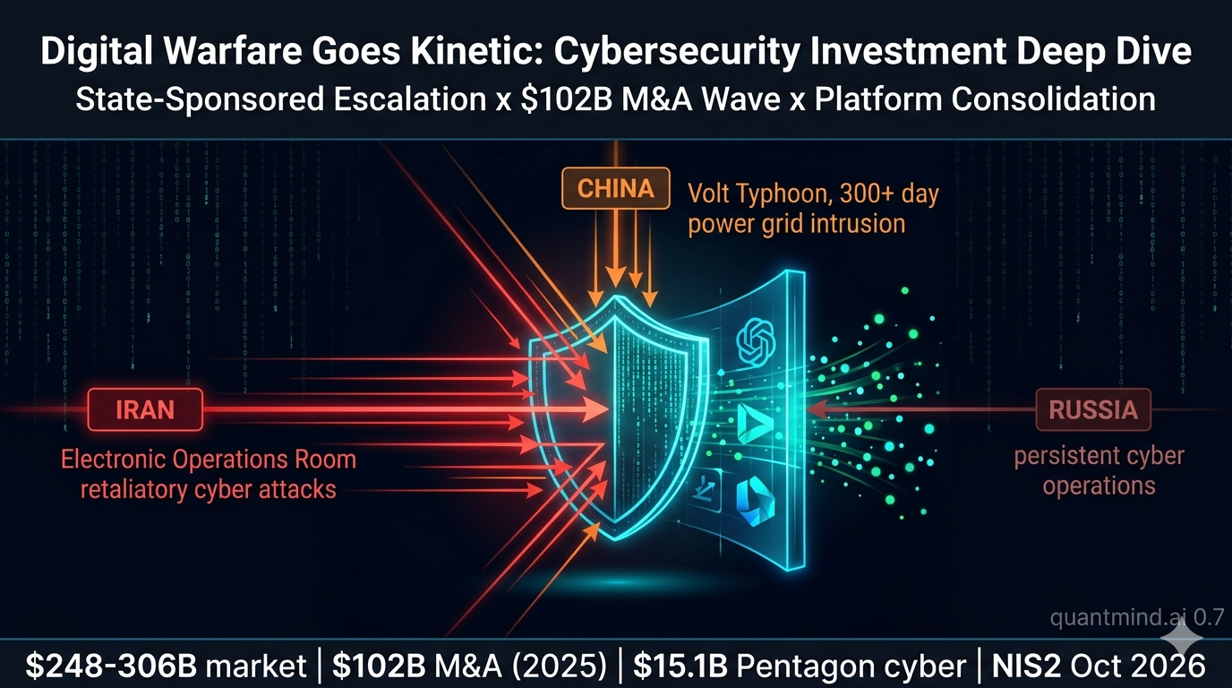 Digital Warfare Goes Kinetic: Cybersecurity Investment Deep Dive