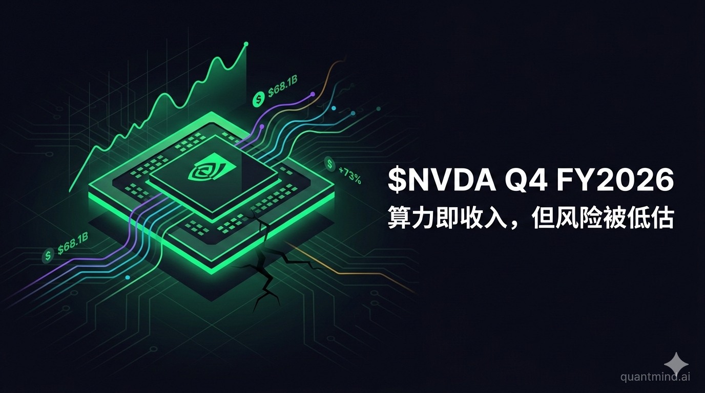 $NVDA Q4 FY2026 深度解析：算力即收入，但范式切换风险被低估