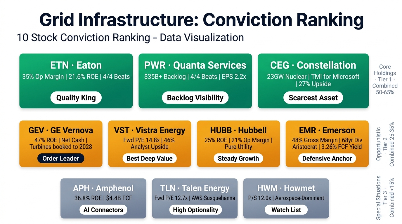 10 Stock Conviction Ranking