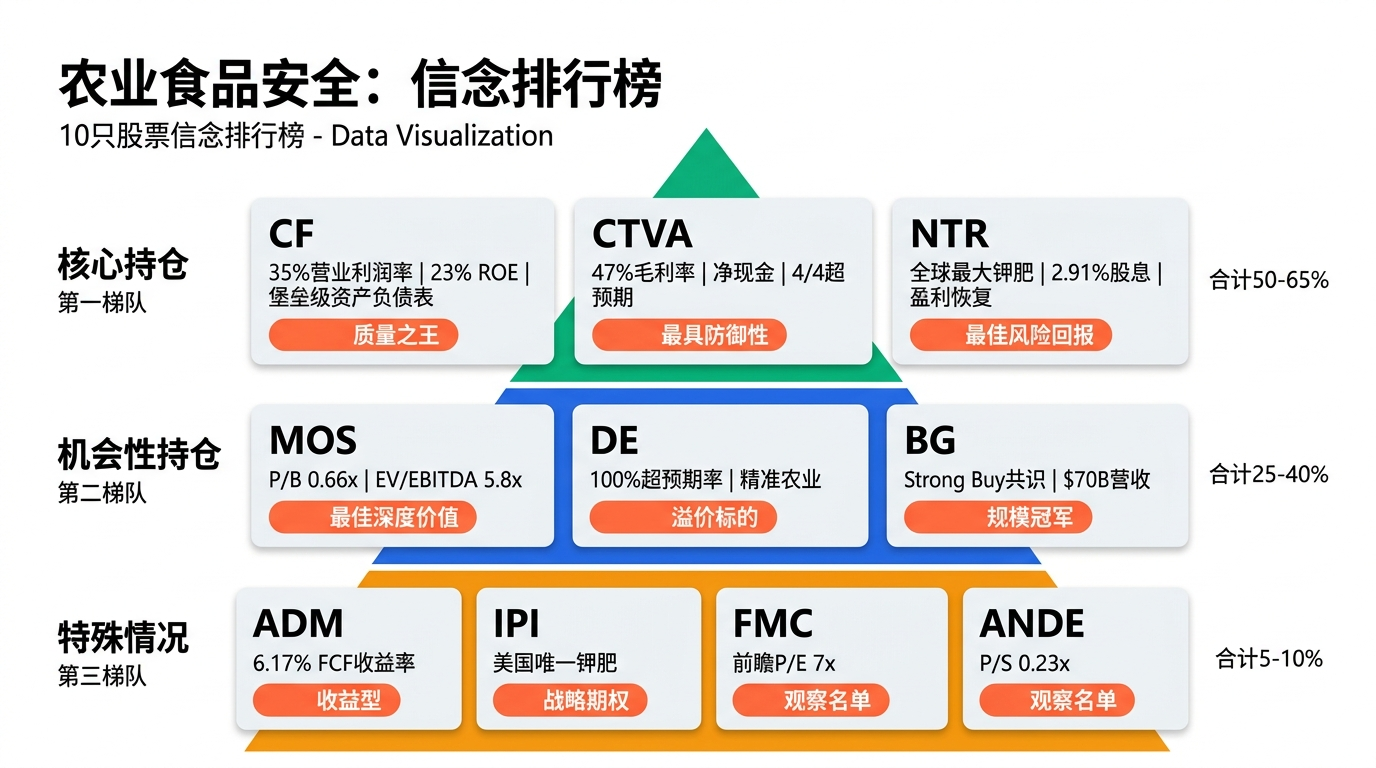 10只股票信念排行榜