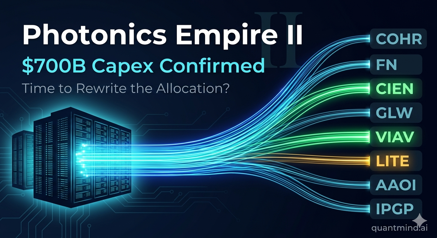 Photonics Empire II: $700B Capex Confirmed — Time to Rewrite the Allocation?