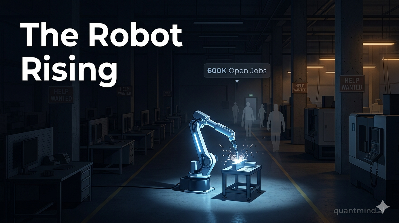 The Robot Rising: When 600K US Manufacturing Jobs Sit Vacant, Who Builds Things?