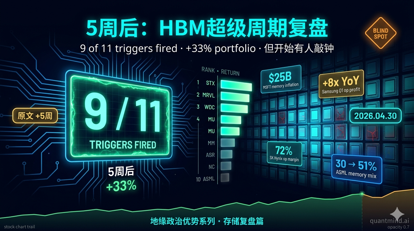 封面:5周后复盘 — 9/11触发器打爆,但有人开始敲钟