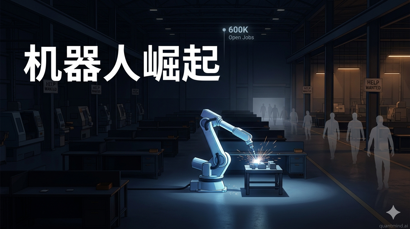 机器人崛起：当600K个美国岗位招不到人，谁来造东西？