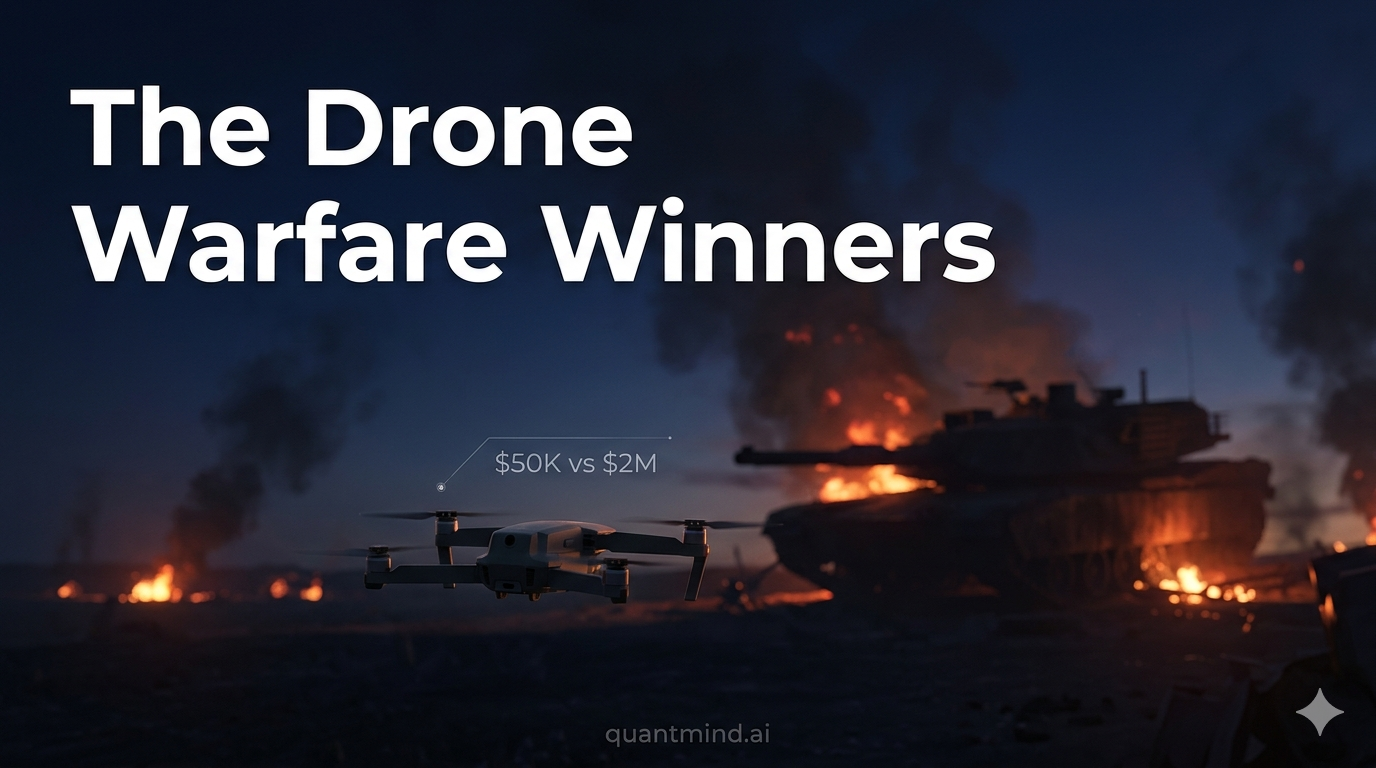 The Drone Warfare Winners: When a $50K Drone Kills a $2M Target, Who Rewrites Defense Economics?
